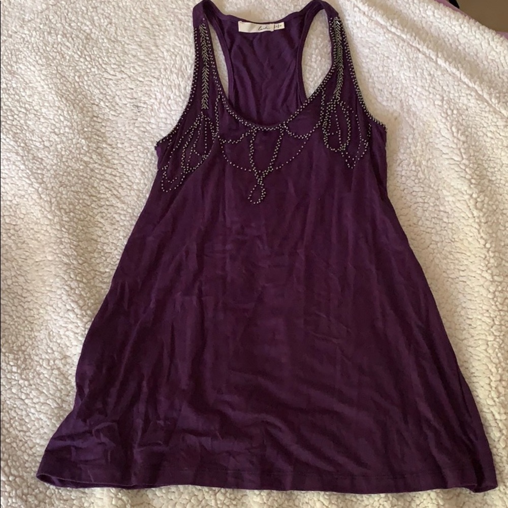 Purple lush tank top
